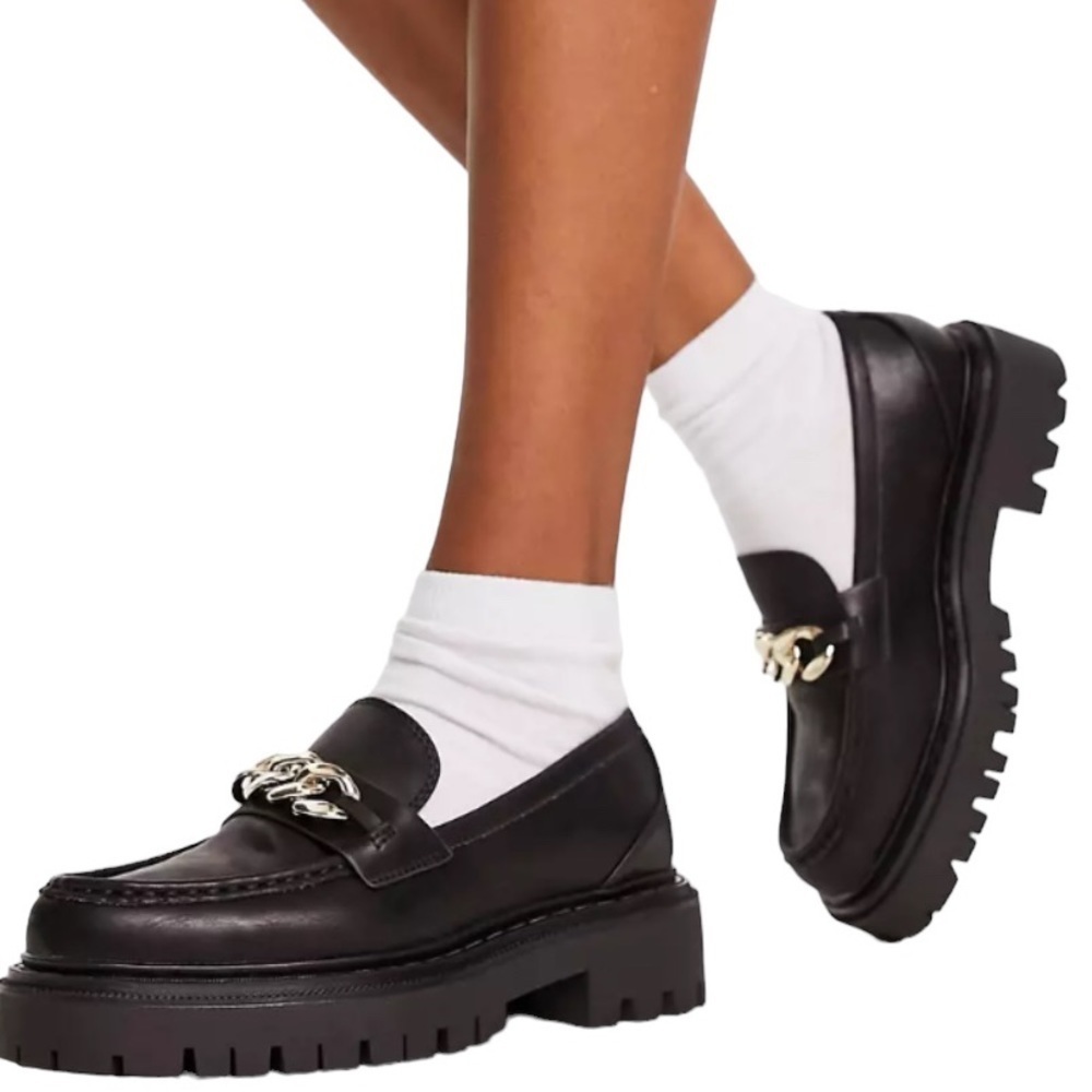 Aldo Brixton  loafer in Patton leather size 8. Black